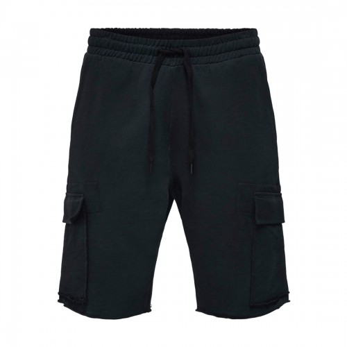 Only & Sons, Regular Fit Shorts Lino, Pantalon, Tipo Cargo