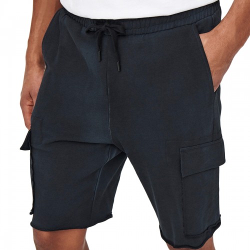 Only & Sons, Regular Fit Shorts Lino, Pantalon, Tipo Cargo