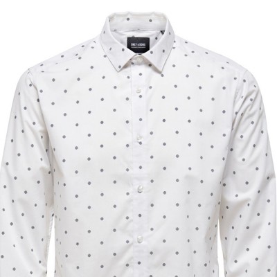 Only&sons Camisa Ane Camisa Hombre 22022440_BLANC