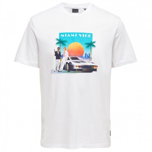 Only&sons Cam M/c Vice Camiseta M/c Hombre 22022778_BLANC