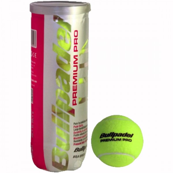 Bull Padel, Premium Pro, Pelota, Bote De 3, Padel, Bola