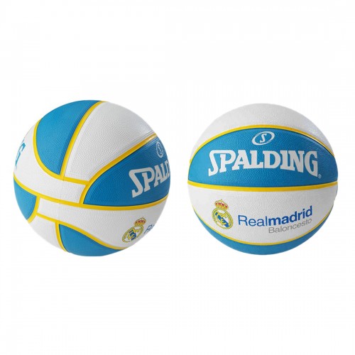 Spalding Real Madrid Balon Unisex 83787Z_BLANC