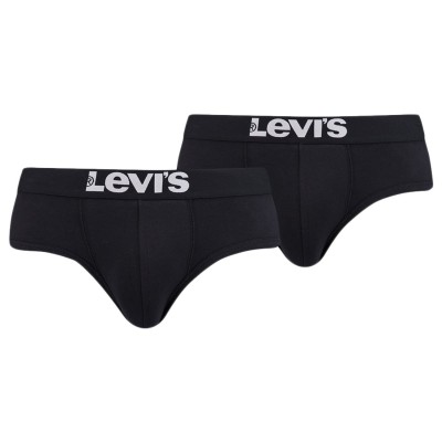 Levis, Pack 2 Slip Solid Basic, Ropa Interior, Calzoncillo