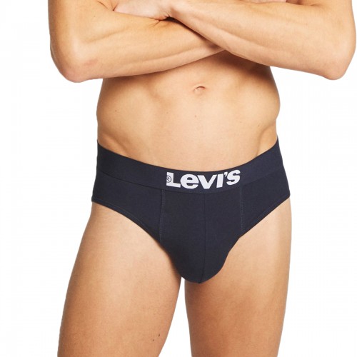 Levis, Pack 2 Slip Solid Basic, Ropa Interior, Calzoncillo