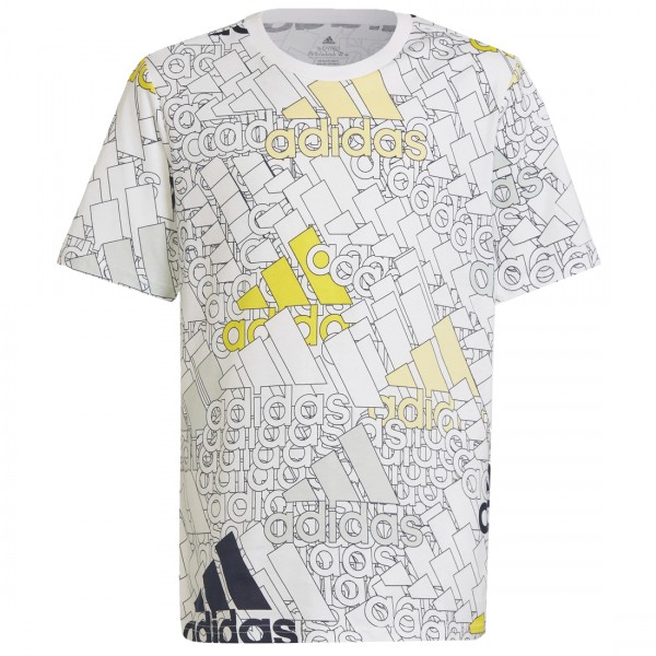 Adidas Cam M/c Logo Camiseta M/c Infantil ADHG6835_BLANC