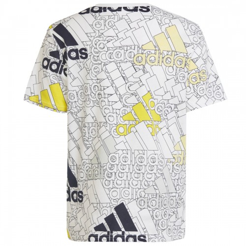 Adidas Cam M/c Logo Camiseta M/c Infantil ADHG6835_BLANC