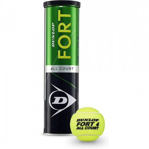 Dunlop, Fort All Court, Bote De 4, Pelota, Tenis, Premium