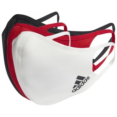 Adidas, Mascarilla Deportiva, 2 Capas, Pack De 3, Uso