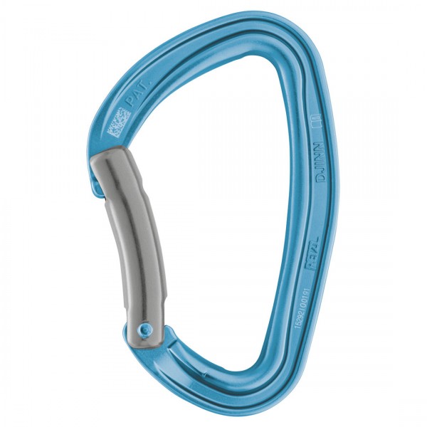 Petzl, Mosqueton Djinn Curvo, Mosqueton, Escalada, Keylock