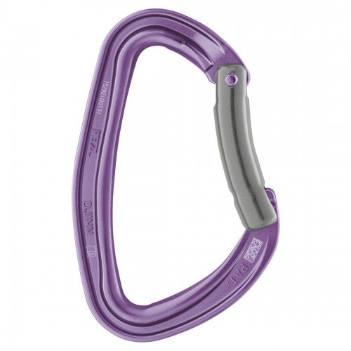 Petzl, Mosqueton Djinn Curvo, Mosqueton, Escalada, Keylock