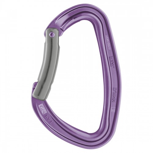 Petzl, Mosqueton Djinn Curvo, Mosqueton, Escalada, Keylock