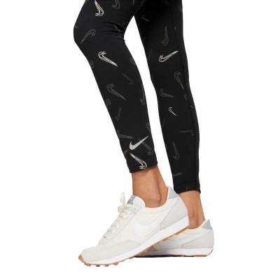 Nike, High Waist Tight AOP Print, Malla, Larga, Sportwear