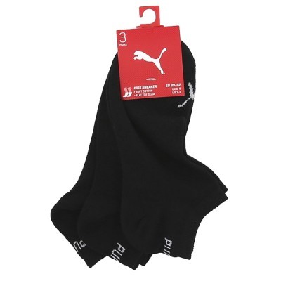 Puma, Kids Invisible 3 Pack, Calcetin, Sportwear, Multideporte