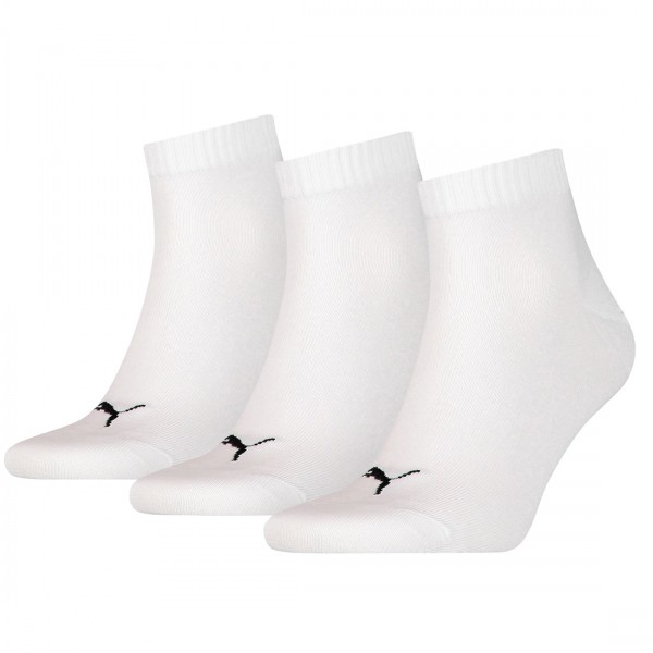 Puma, Quarter Plain, Calcetin, Pack De 3, Sportwear, Training