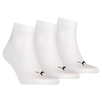 Puma, Quarter Plain, Calcetin, Pack De 3, Sportwear, Training