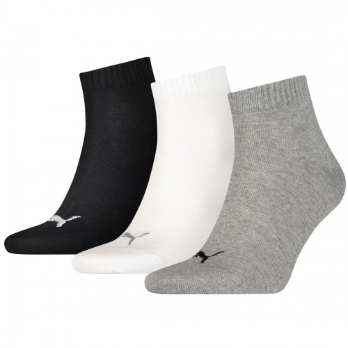 Puma, Quarter Plain, Calcetin, Pack De 3, Sportwear, Training