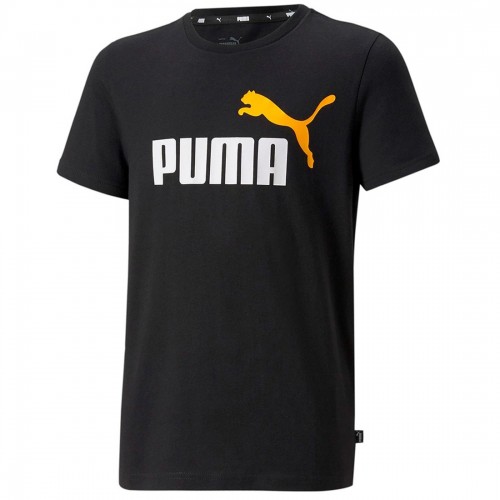 Puma, Essentials+ Logo Tee B, Camiseta, Manga Corta, Sportwear