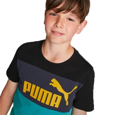 Puma Cam M/c Ess+ Colorblock Tee B Camiseta M/c Niño PU846127_27