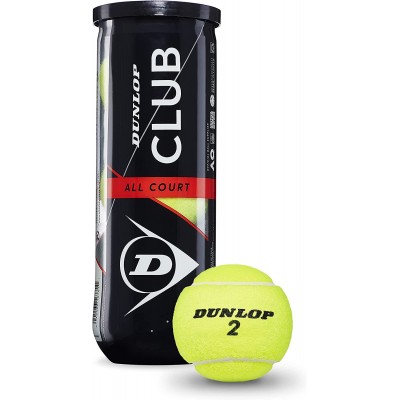 Dunlop, Club All Court, Caja 24 Botes, Bote 3, Pelotas, Tenis